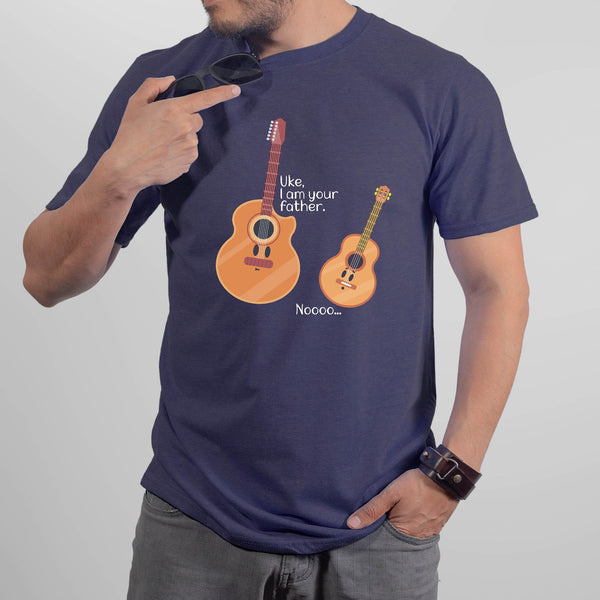 Guitarist Dad Shirts, Funny Ukulele Tees, U122